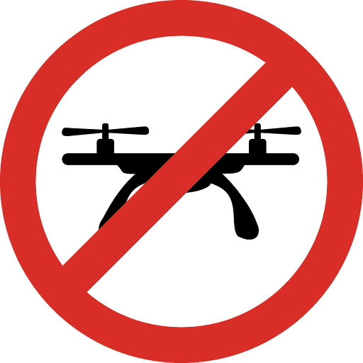 No Drone Sign Icon