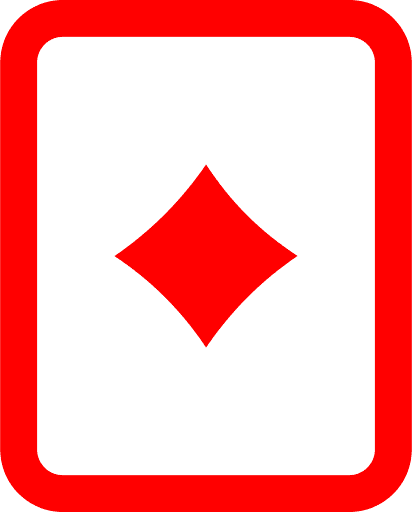 Playing Card Diamond PNG Image