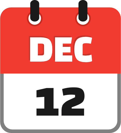 December 12 PNG Image