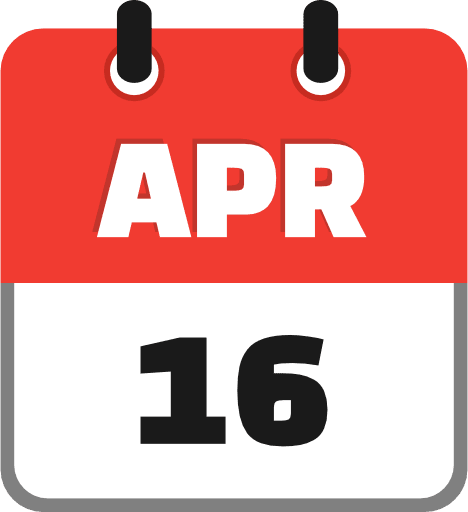 April 16 PNG Image