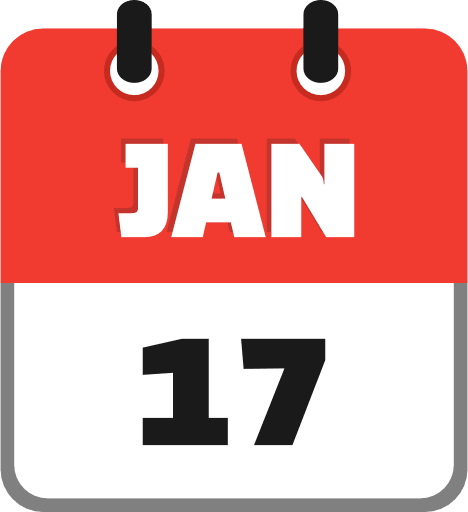 January 17 PNG Image