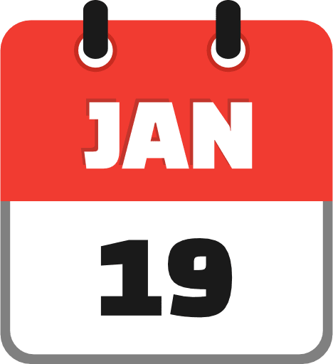 January 19 PNG Image
