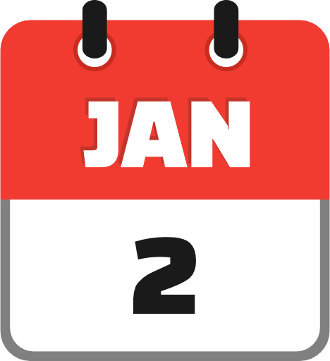 January 2 PNG Image
