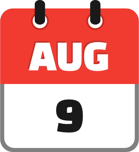 August 9 Icon