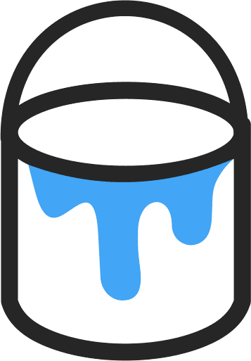 Painting Bucket Logo PNG Image