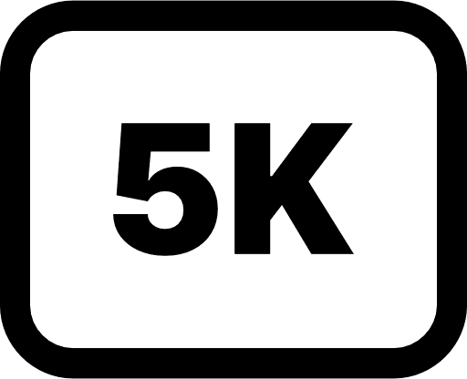 5K Label PNG Image