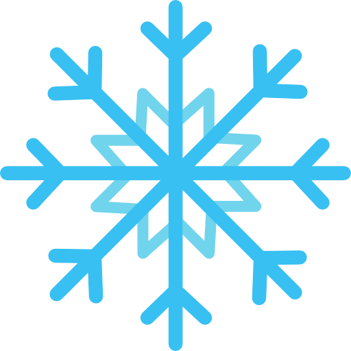 Snowflake Color PNG Image