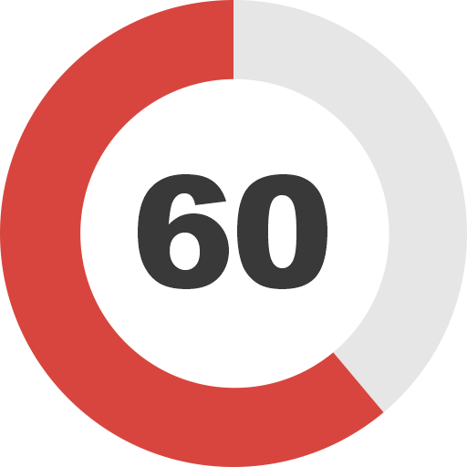 60 Percent PNG Image