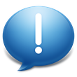 Blue Electric Symbol Computer Chat Icon
