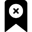 Bookmark Remove Solid icon