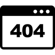 Browser Error 404 icon