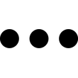 3 Horizontal Dots icon