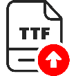 Upload Ttf icon