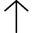 Arrow Thin Top icon