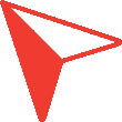 Map Direction Navigation Corner Top Left Red