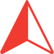 Map Direction Navigation Top Red