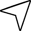 Thin Direction Pointer Top Right icon