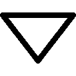 Triangle Bottom Outline