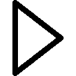 Triangle Right Outline