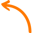 Twisted Arrow Left Orange
