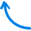 Twisted Arrow Left To Top Blue