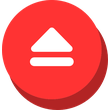 Music Open Eject Button Red icon