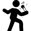 Singing icon