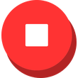 Stop Button Red icon