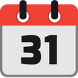 Calendar Date 31 ICON