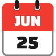 June 25 icon