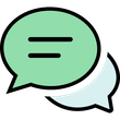 Double Chat Bubble icon