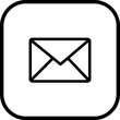 Email Square Line icon