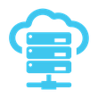 Blue Computing Icons Virtual Servers Computer Private