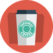Take-Out Vector Icons Iced Coffee Computer Starbucks