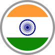 India Flag Round Circle