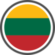 Lithuania Flag Round Circle