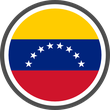 Venezuela Flag Round Circle ICON