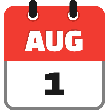 August 1 icon