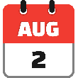 August 2 icon