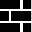Grid Layout Horizontal icon