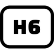 H6 Heading Rectangle icon