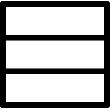 Interface Layout Horizontal icon