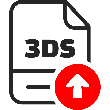Upload 3Ds icon