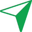 Map Direction Navigation Corner Top Right Green