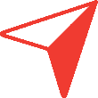 Map Direction Navigation Corner Top Right Red