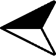 Map Direction Navigation Left icon