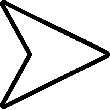 Thin Direction Pointer Right icon