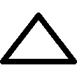 Triangle Top Outline