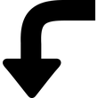 Turn Bottom Arrow