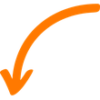 Twisted Arrow Left To Bottom Orange